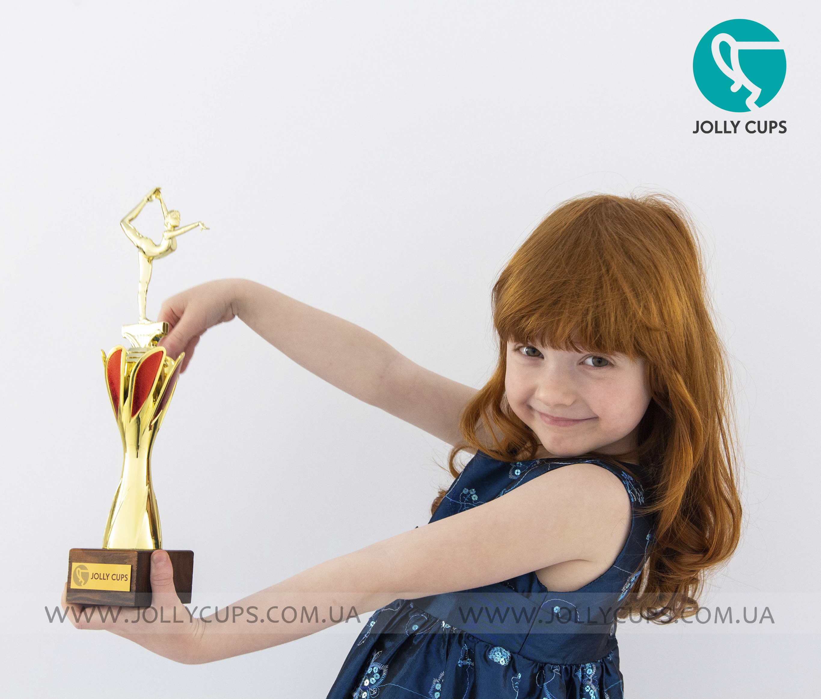 Купити статуетки кубки нагороди для дітей Гімнастка