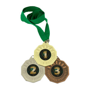 Медали Д60 зелёная купить для награждение в Украине награды